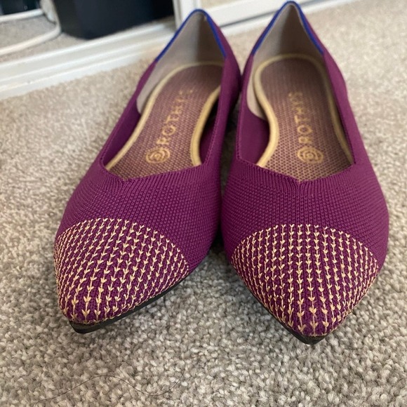 rothys mulberry captoe points (retired, rare) size 9 - Picture 6 of 6